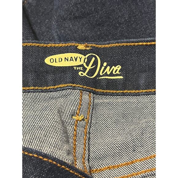Old Navy The Diva Women's Jeans Denim Straight Leg Blue Low Rise Size 2 Short - Picture 6 of 11